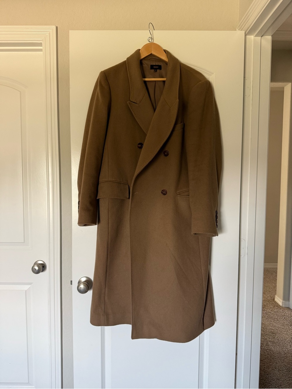 Italian wool Double breasted coat - Picture 2 of 9